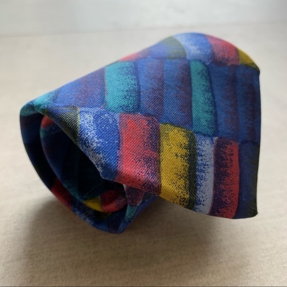 Hugo Boss Classic Multicolor Silk Tie - Picture 2 of 7